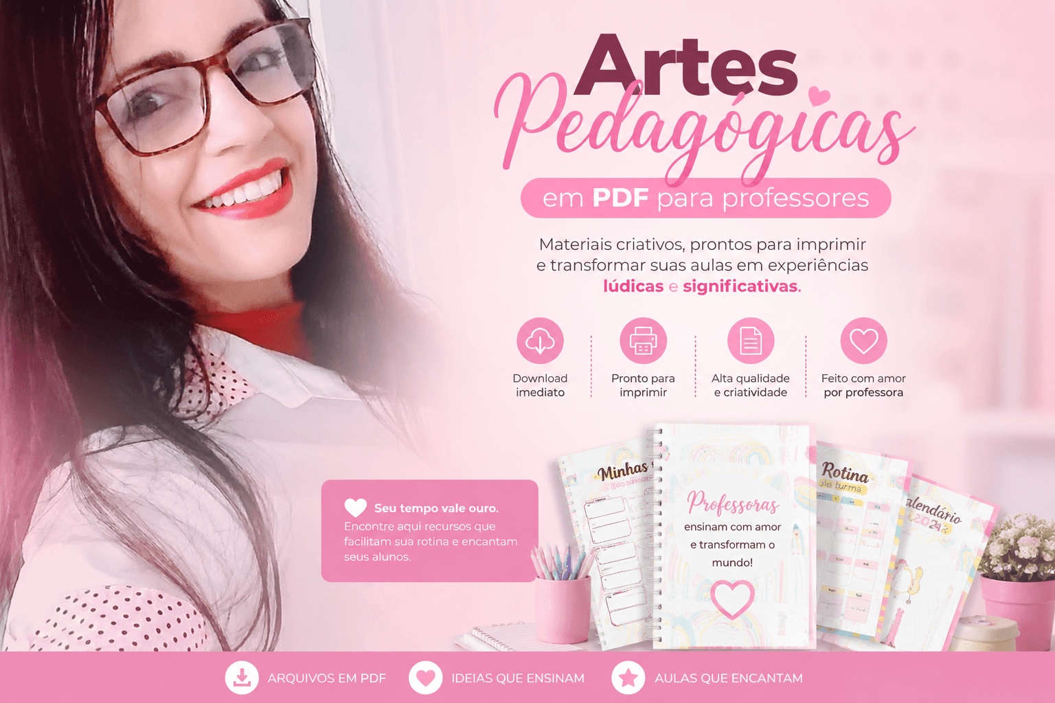 Professora Artes Pedagógicas para educar com amor